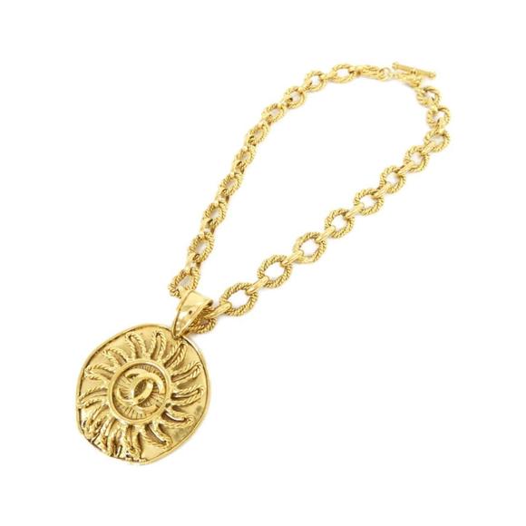 Chanel Coco Mark Gold Gold Plated necklace - Picture 1 of 5